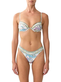 Paisley Bikini Top