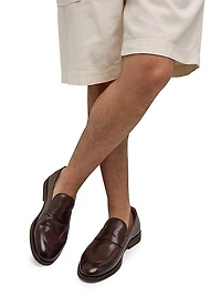 Leather Penny Loafers