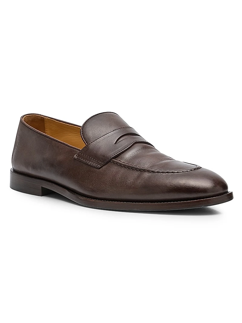 Leather Penny Loafers