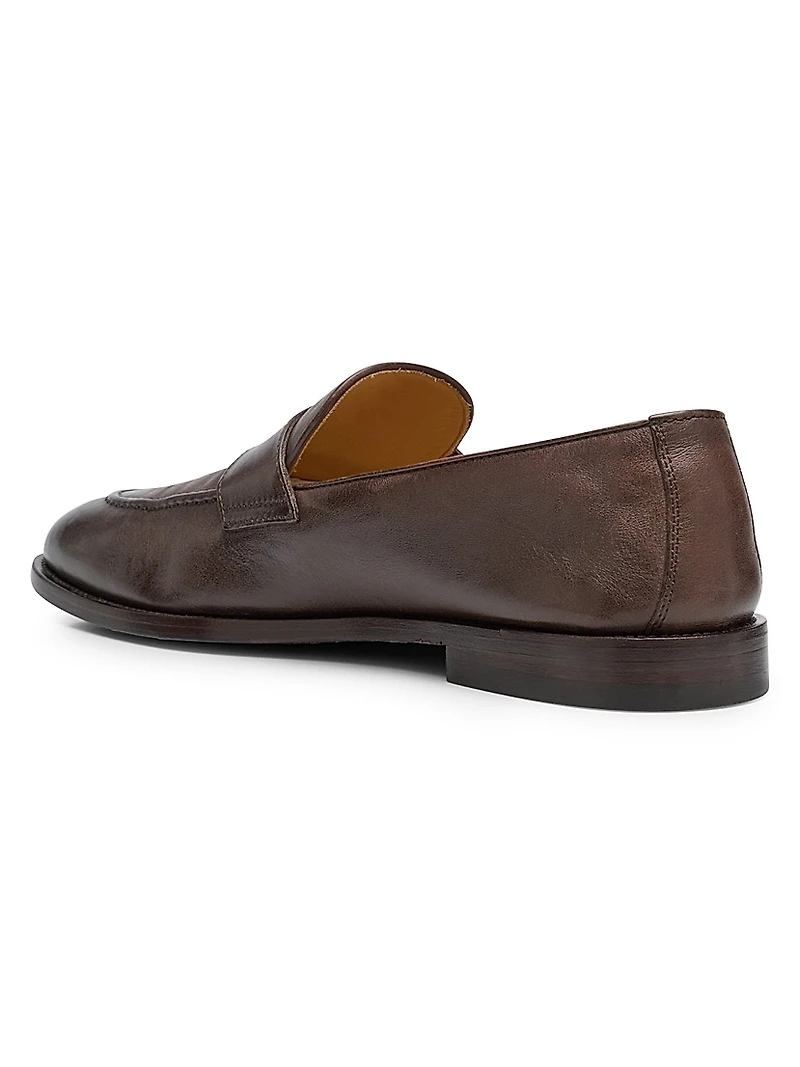 Leather Penny Loafers