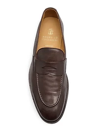 Leather Penny Loafers