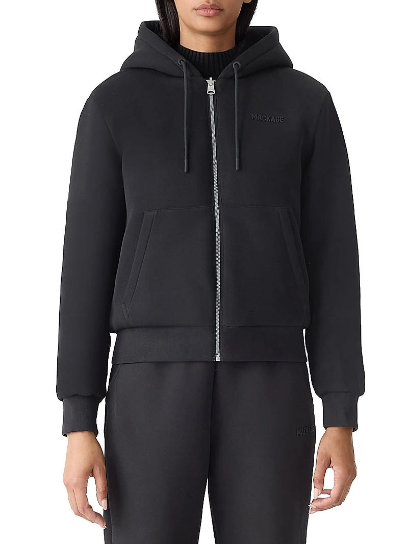 Gwendal Quilted Faux-Fur Reversible Hoodie