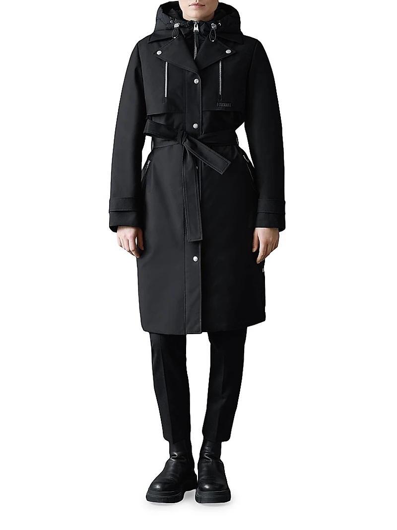 Siobhan Technical Trench Coat
