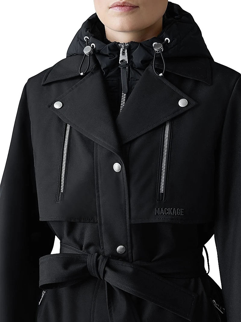 Siobhan Technical Trench Coat