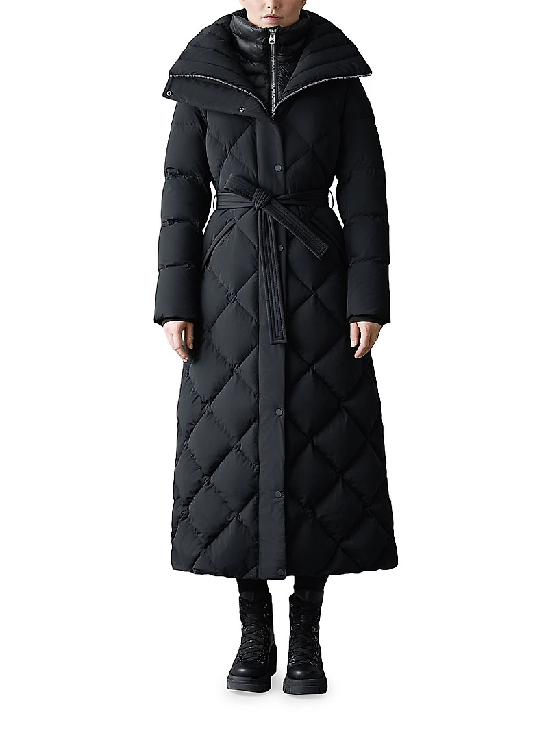 Laurella Quilted Down Coat