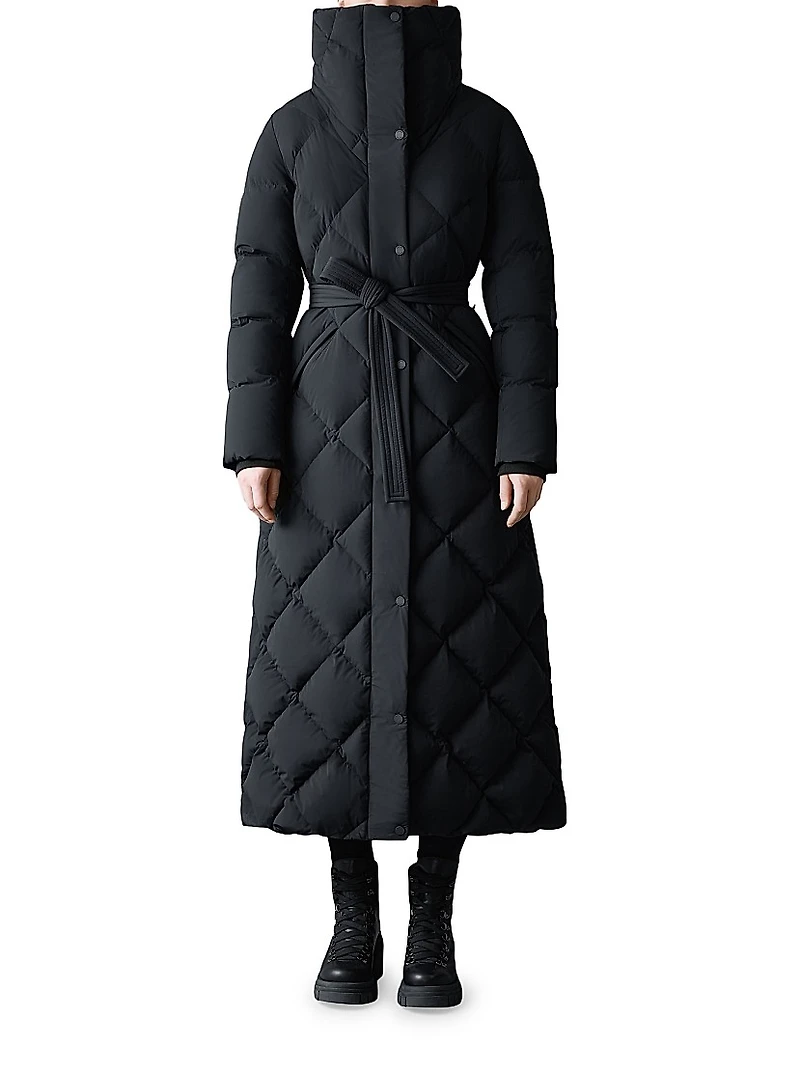 Laurella Quilted Down Coat