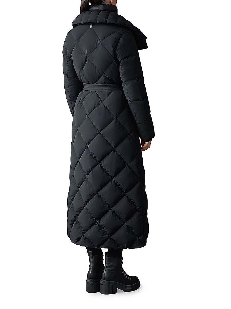 Laurella Quilted Down Coat