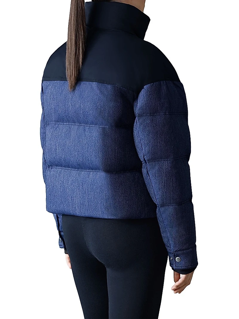 Brigit Denim Down Jacket