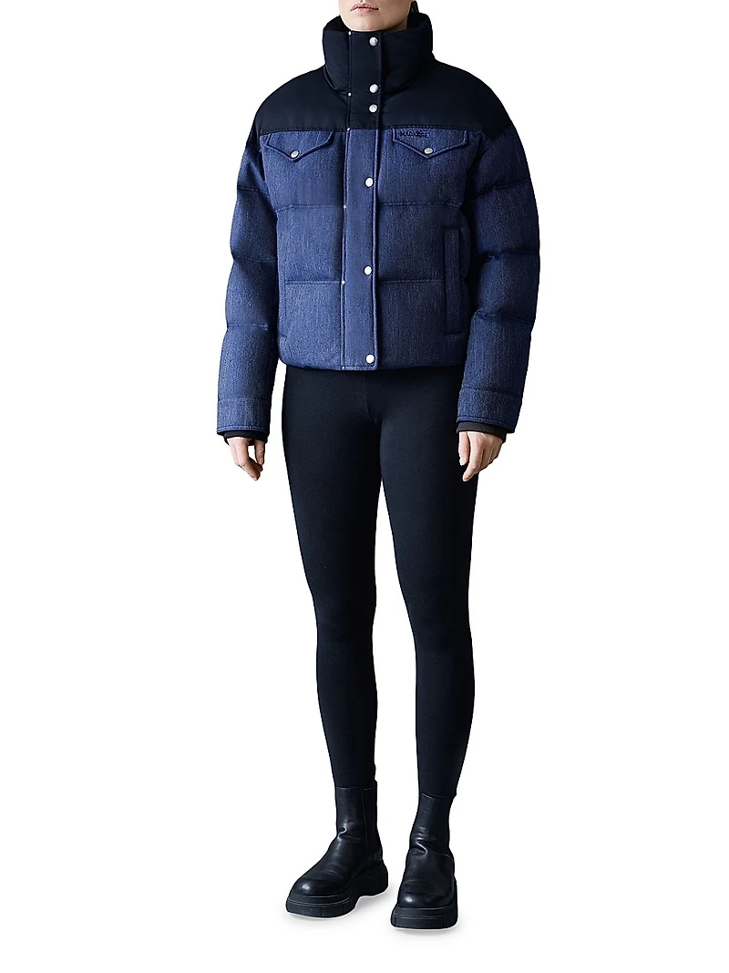 Brigit Denim Down Jacket