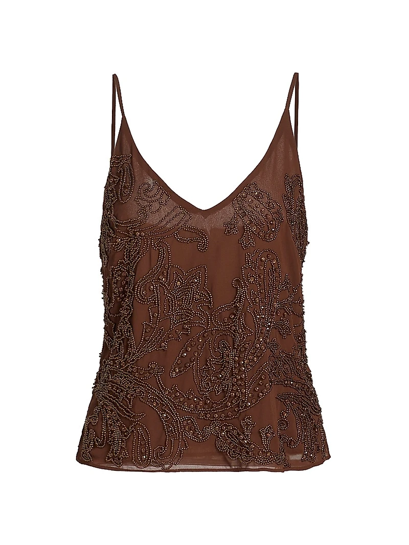 Kass Embellished V-Neck Camisole