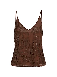 Kass Embellished V-Neck Camisole