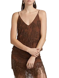 Kass Embellished V-Neck Camisole