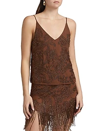Kass Embellished V-Neck Camisole