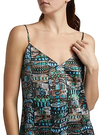 Jane Printed Silk Camisole