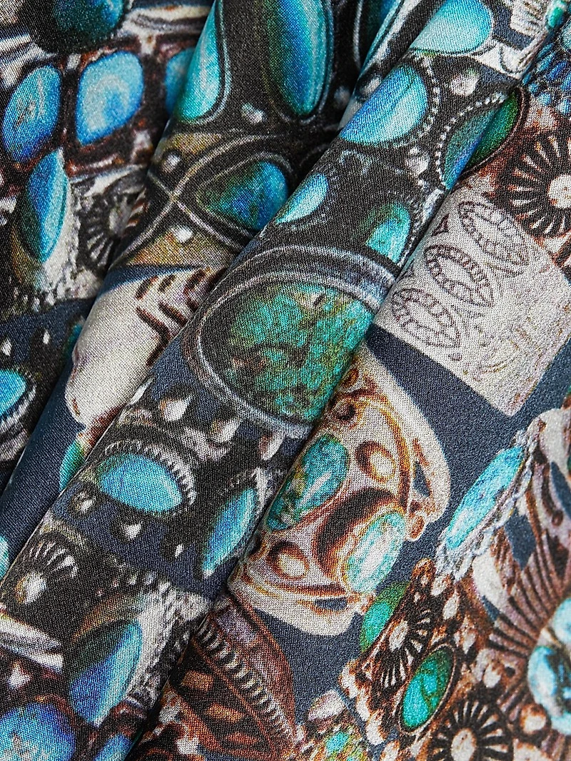 Jane Printed Silk Camisole