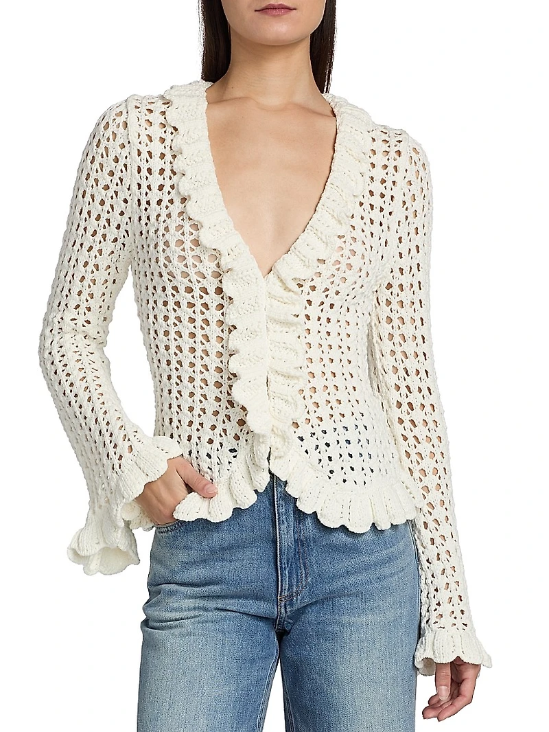 Solaris Open-Knit Cardigan