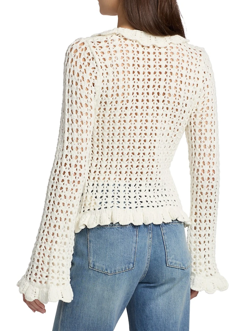 Solaris Open-Knit Cardigan