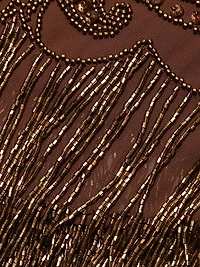 Eulla Embellished Fringe-Trim Miniskirt