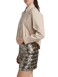Cosette Crop Hi-Low Shirt