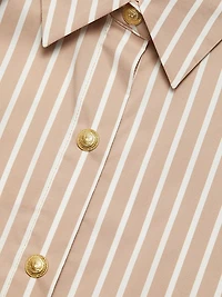 Cosette Crop Hi-Low Shirt