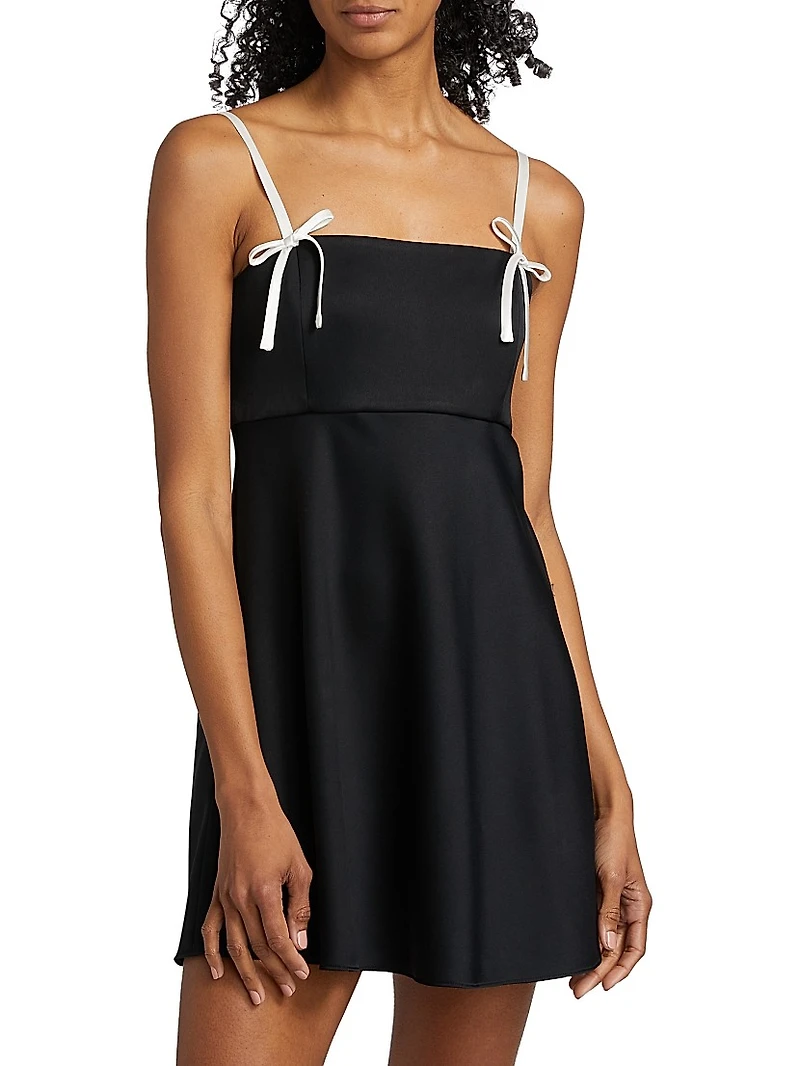 Morgan Square Neck Minidress