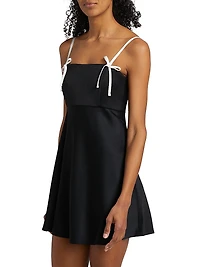 Morgan Square Neck Minidress