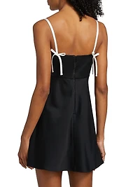 Morgan Square Neck Minidress