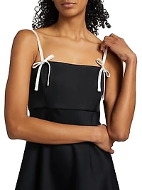 Morgan Square Neck Minidress
