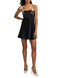 Morgan Square Neck Minidress