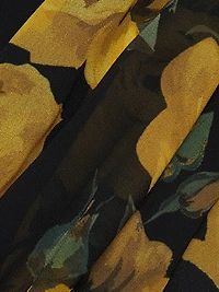 Candace Floral Sheer Blouson Shirt