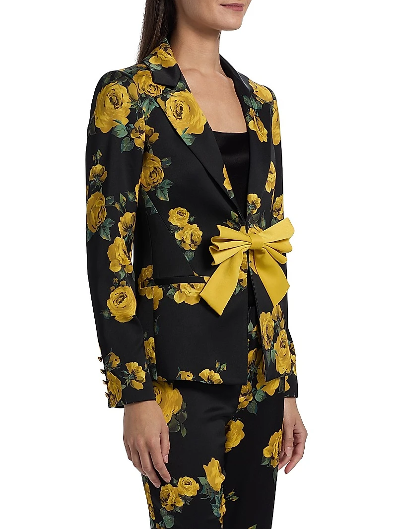 Mya Kissing Floral Blazer