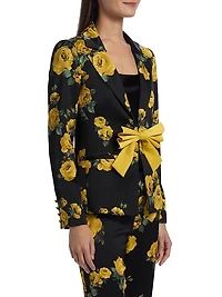 Mya Kissing Floral Blazer