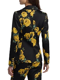 Mya Kissing Floral Blazer