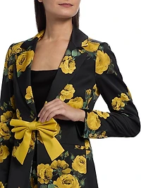 Mya Kissing Floral Blazer