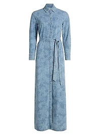 Chassidy Denim Maxi Shirtdress