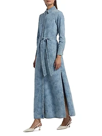 Chassidy Denim Maxi Shirtdress