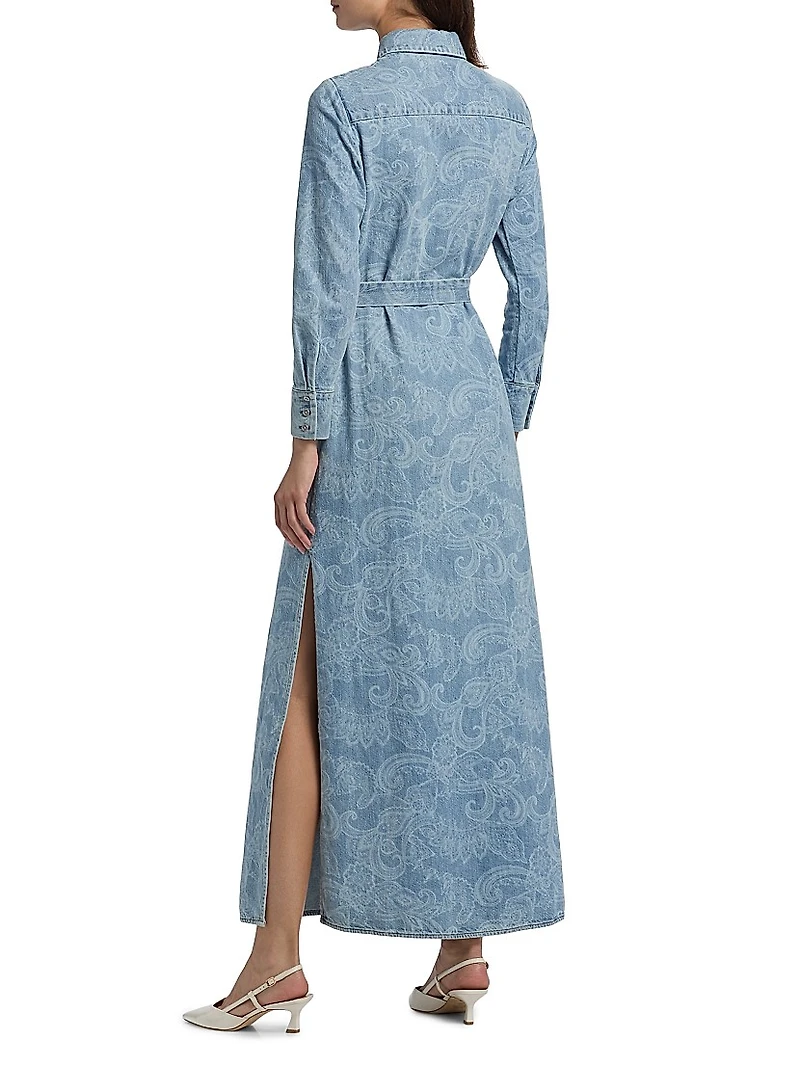 Chassidy Denim Maxi Shirtdress