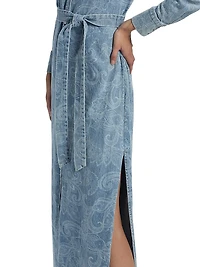 Chassidy Denim Maxi Shirtdress