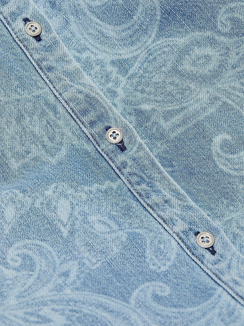 Chassidy Denim Maxi Shirtdress