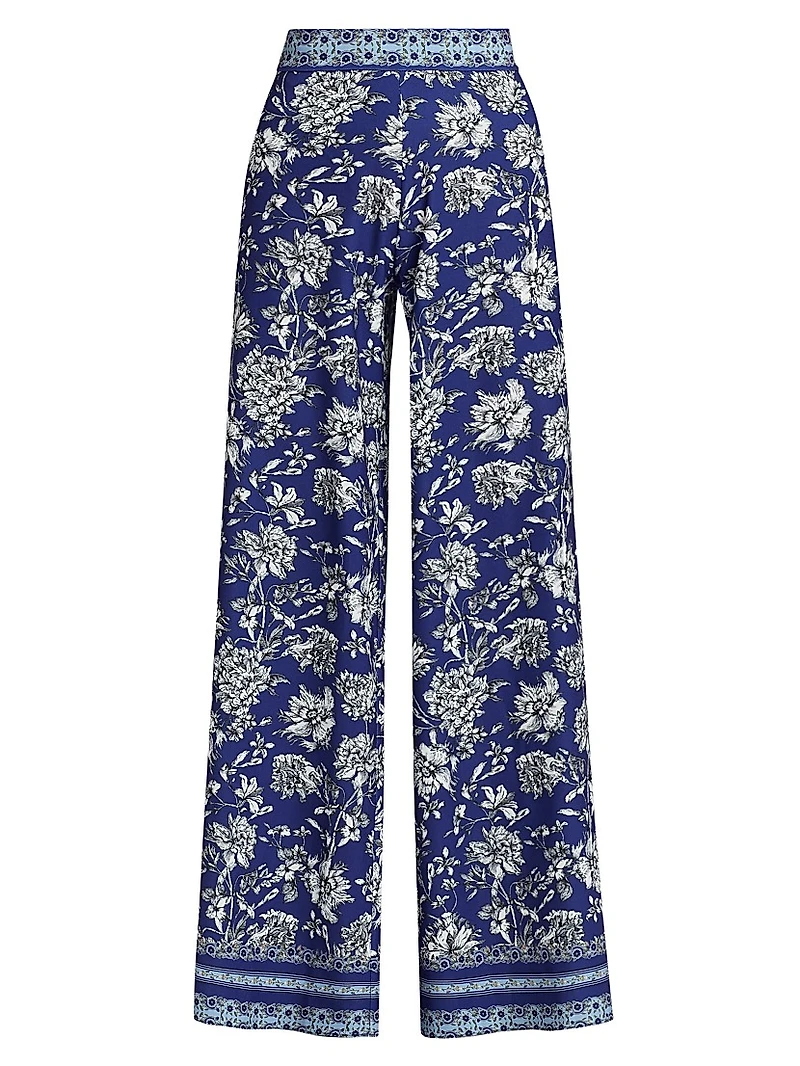 Athena Floral Wide-Leg Pants