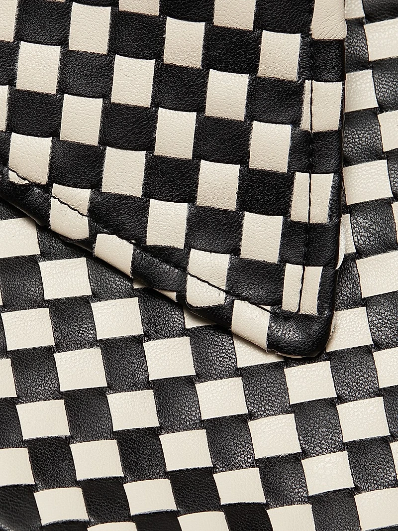 Logan Printed Faux Leather Coat