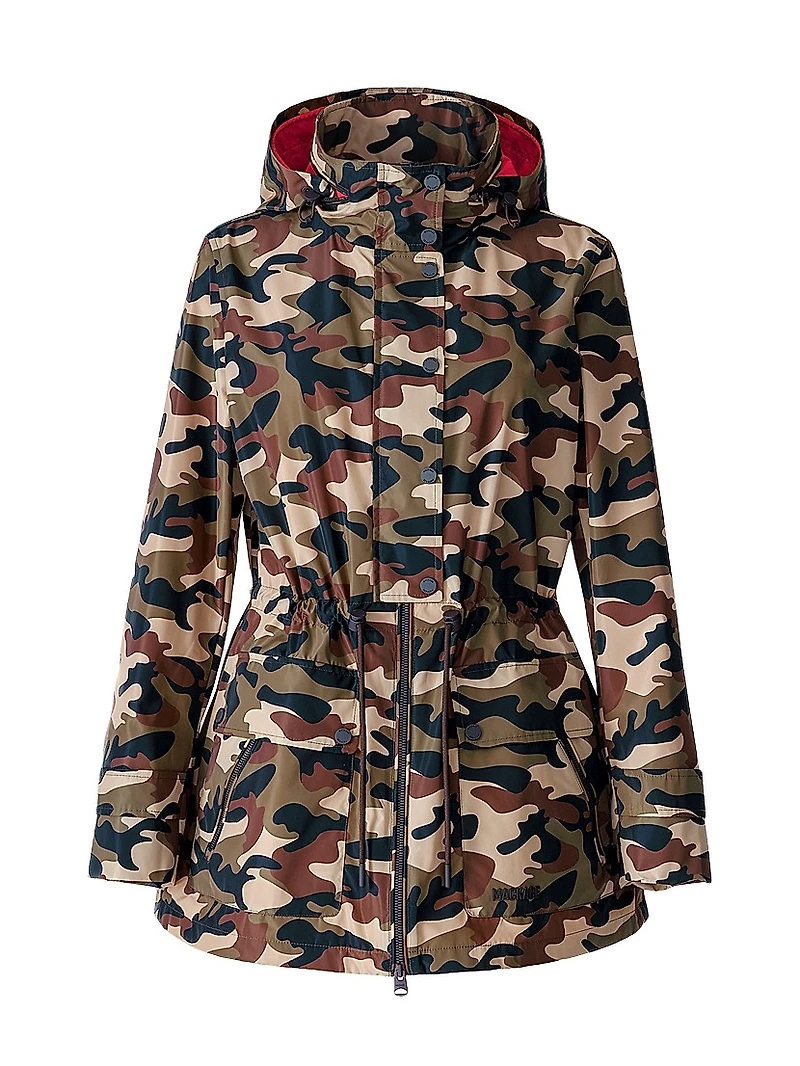 Keryn Camo Print Hooded Jacket