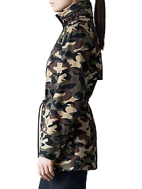Keryn Camo Print Hooded Jacket