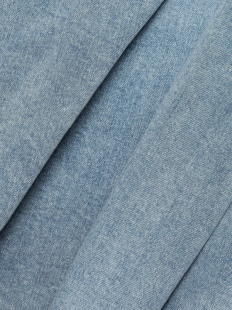 Adley Denim Drop-Waist Minidress
