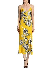 Kiro Floral Sleeveless Midi-Dress