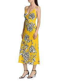 Kiro Floral Sleeveless Midi-Dress