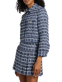 Chloe Tweed Boxy Crop Jacket