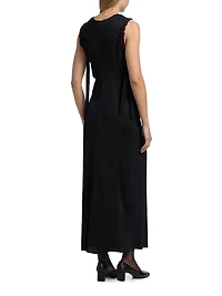 Ruched Relaxed-Fit Maxi Dress