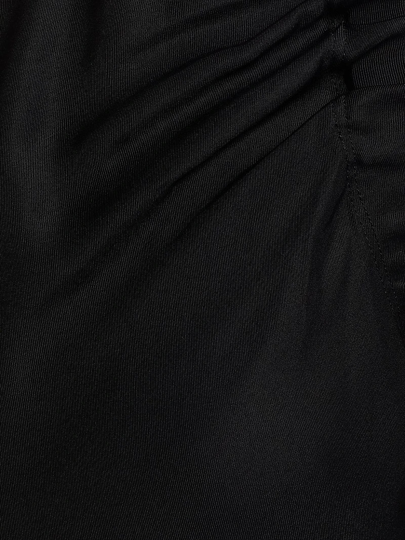 Ruched Relaxed-Fit Maxi Dress