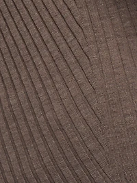 Rib-Knit Wool Top